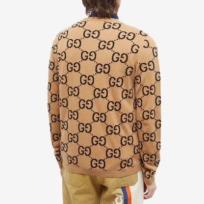 Gucci GG Intarsia Sweater "Camel"