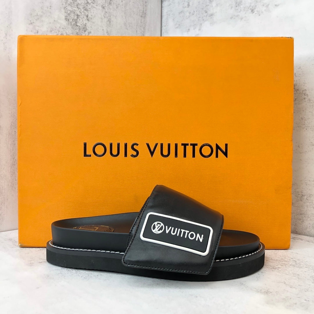 Louis Vuitton Slides "Black-White"