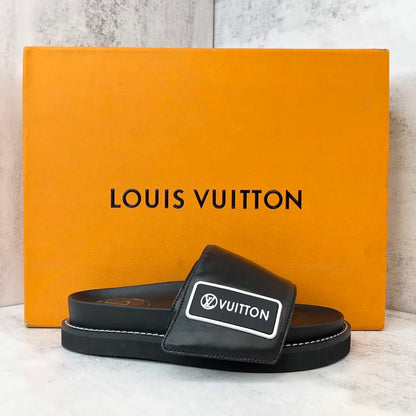 Louis Vuitton Slides "Black-White"