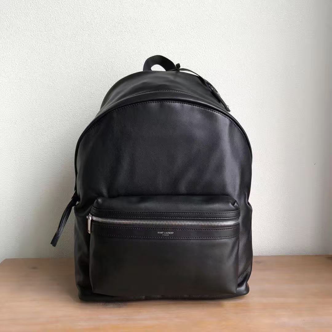 Saint Laurent City Leather Backpack