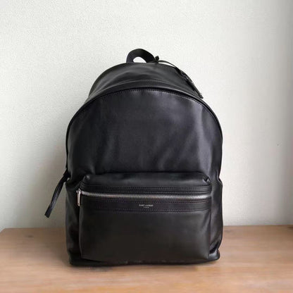 Saint Laurent City Leather Backpack