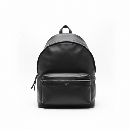 Saint Laurent City Leather Backpack