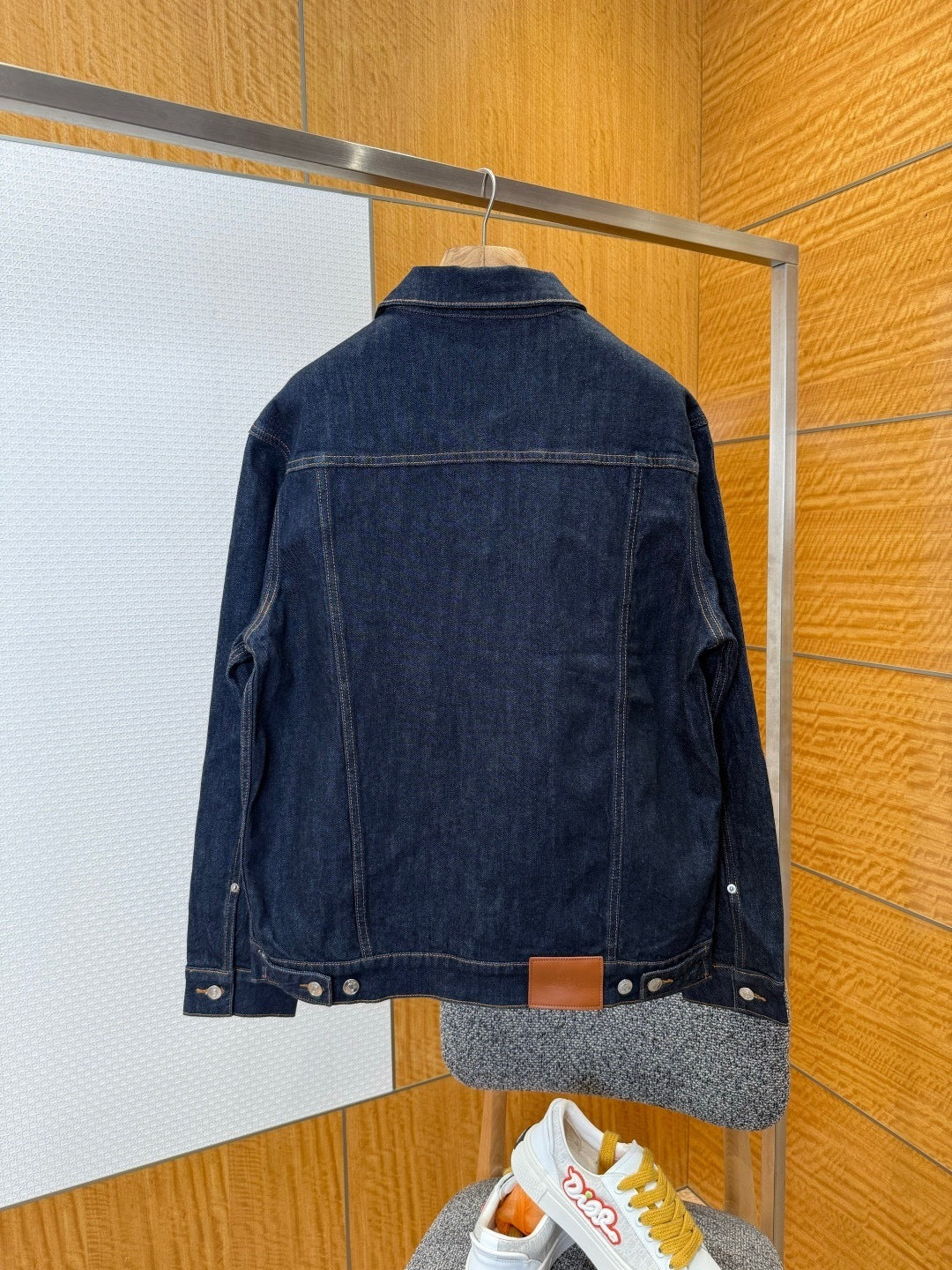 Dior Oblique Jacket Blue Raw Cotton Denim