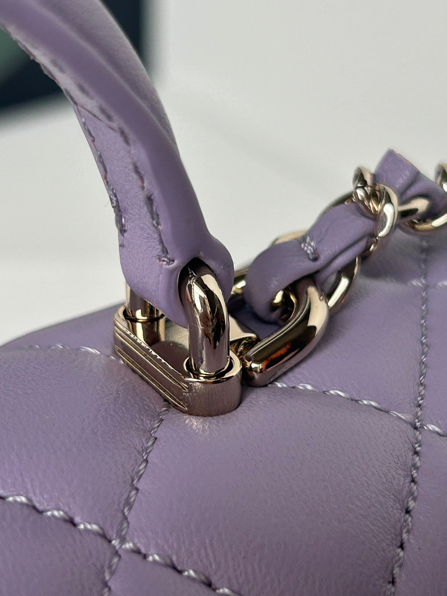 Chanel Large Flap Bag With Top Handle