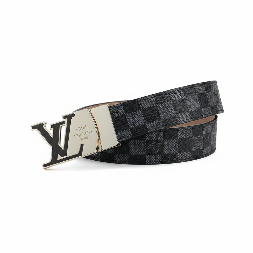 Louis Vuitton Leather Belt "Black"