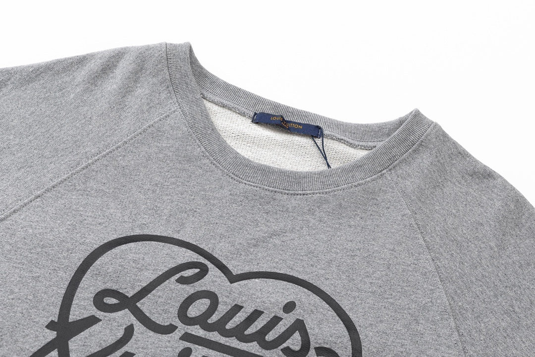 Louis Vuitton x Nigo Printed Heart Sweatshirt "Grey"