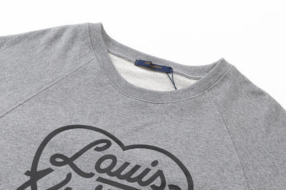 Louis Vuitton x Nigo Printed Heart Sweatshirt "Grey"