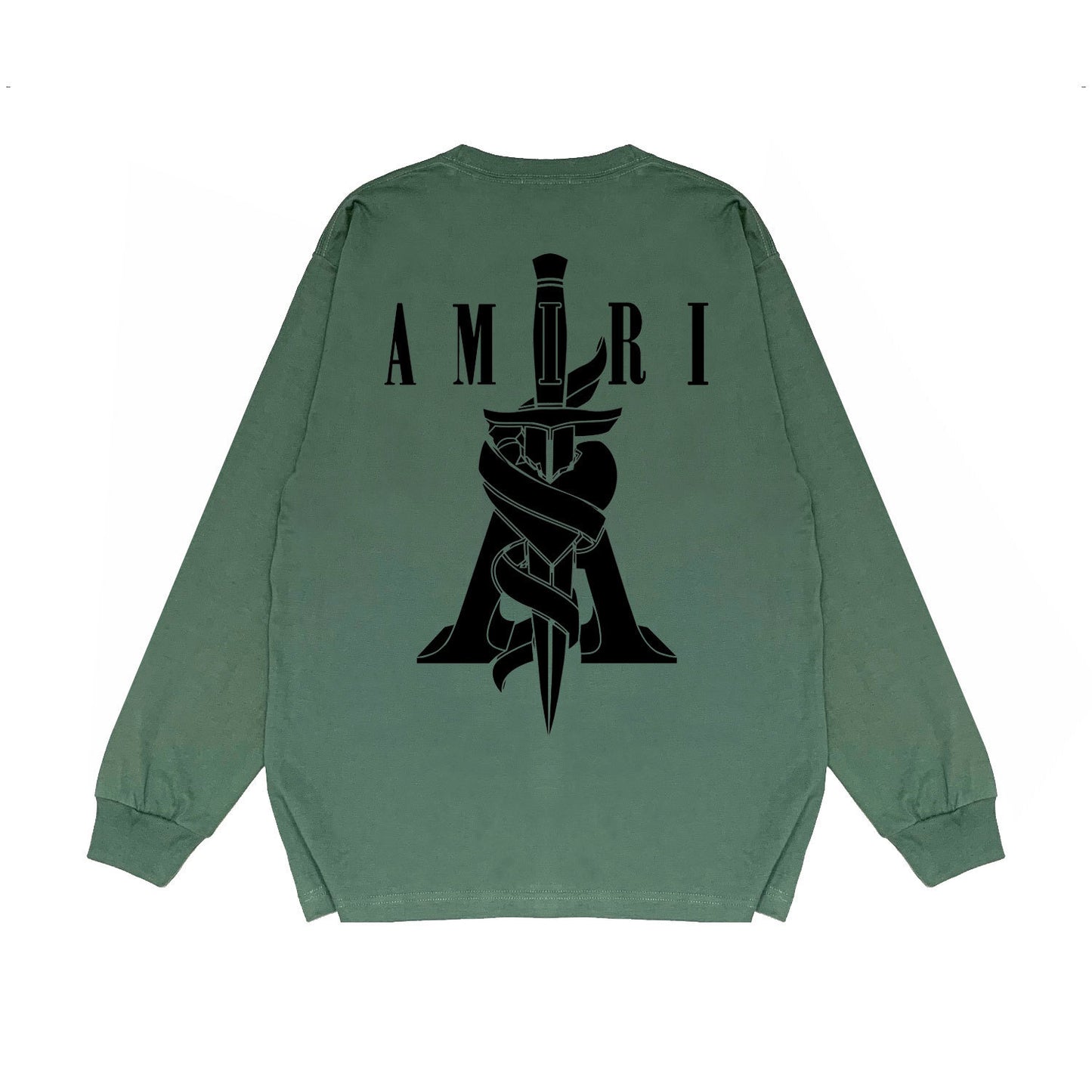 Amiri Dagger Sweatshirt "Green-Black"