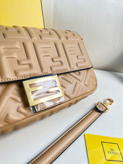 Fendi Baguette Leather Bag