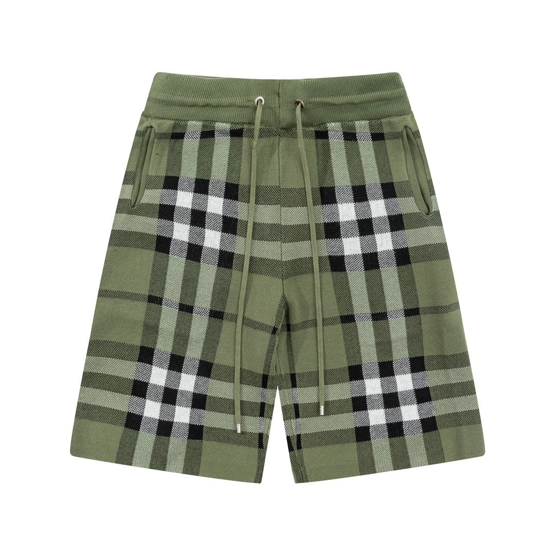Burberry Checked Silk and Wool-Blend "Green"