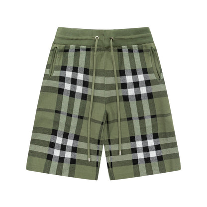 Burberry Checked Silk and Wool-Blend "Green"