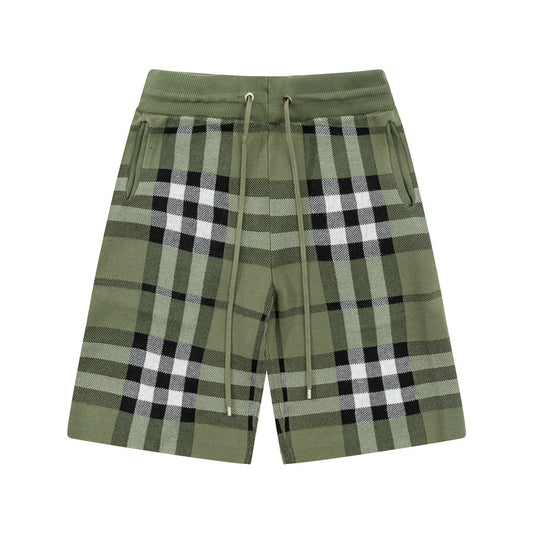 Burberry Checked Silk and Wool-Blend "Green"