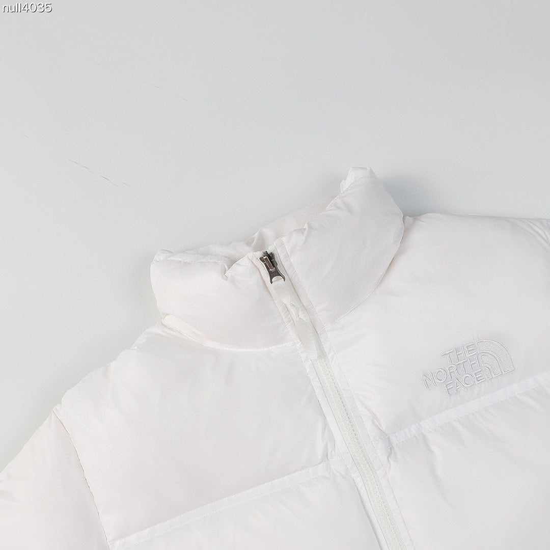 The North Face Nuptse Short Down Jacket "White"