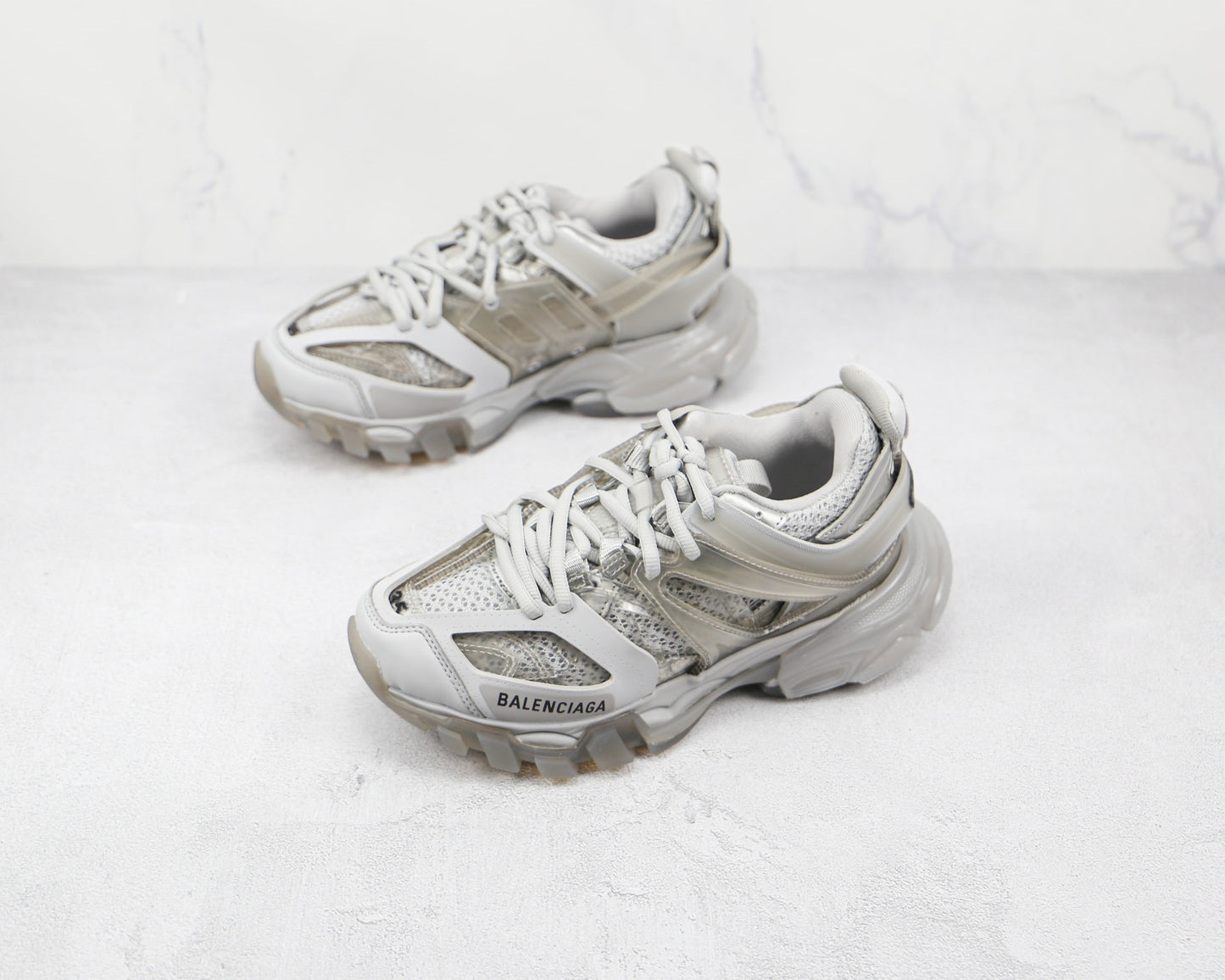 Balenciaga Track "Light Beige Clear Sole"