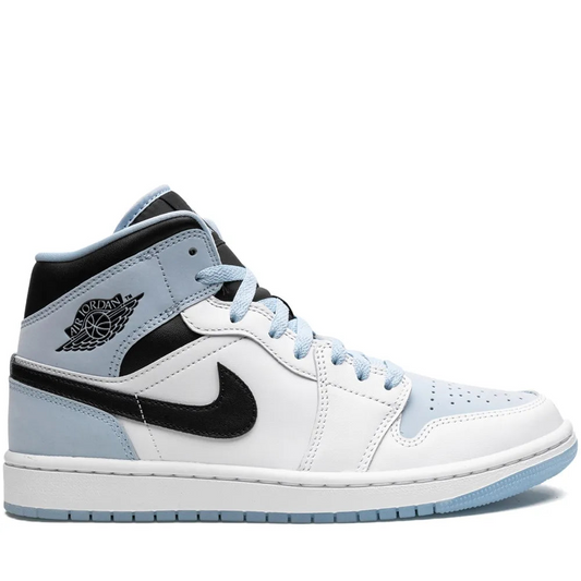 Air Jordan 1 Mid SE "White-Ice Blue-Black"