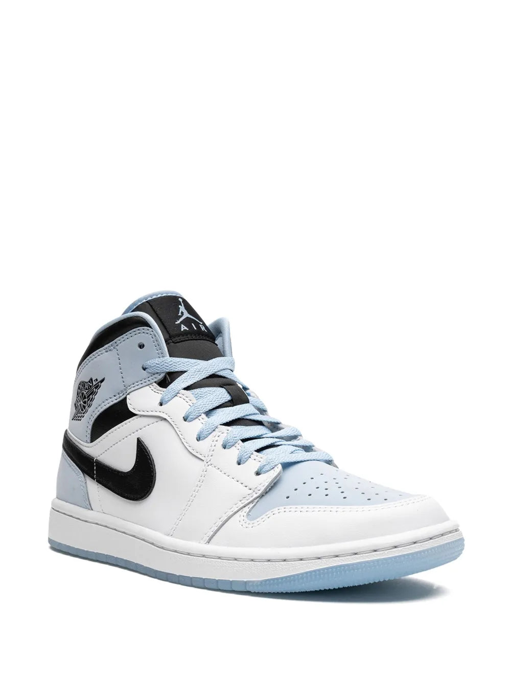 Air Jordan 1 Mid SE "White-Ice Blue-Black"
