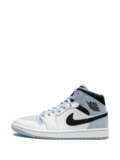 Air Jordan 1 Mid SE "White-Ice Blue-Black"