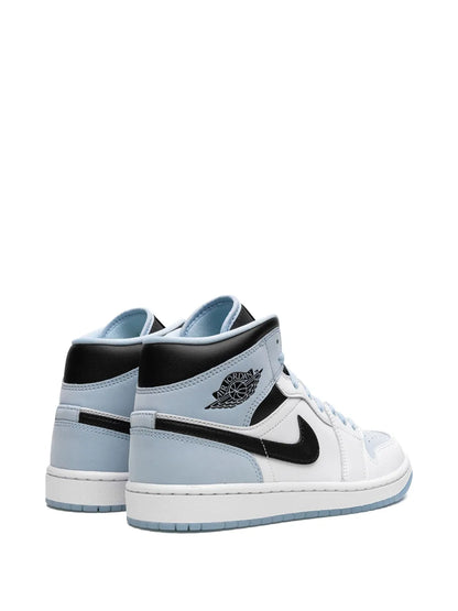 Air Jordan 1 Mid SE "White-Ice Blue-Black"