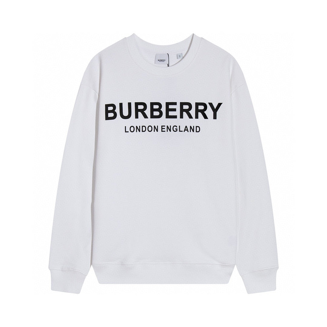 Burberry Logo Print Sweatshirt "White"