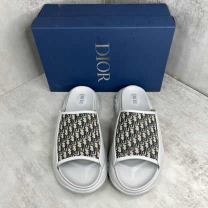 Dior Slides "White-Grey-Beige"