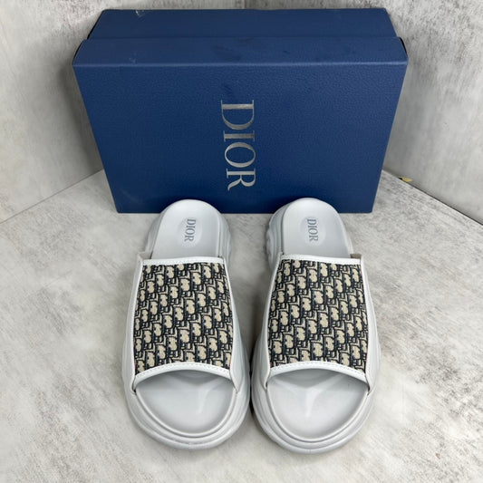 Dior Slides "White-Grey-Beige"