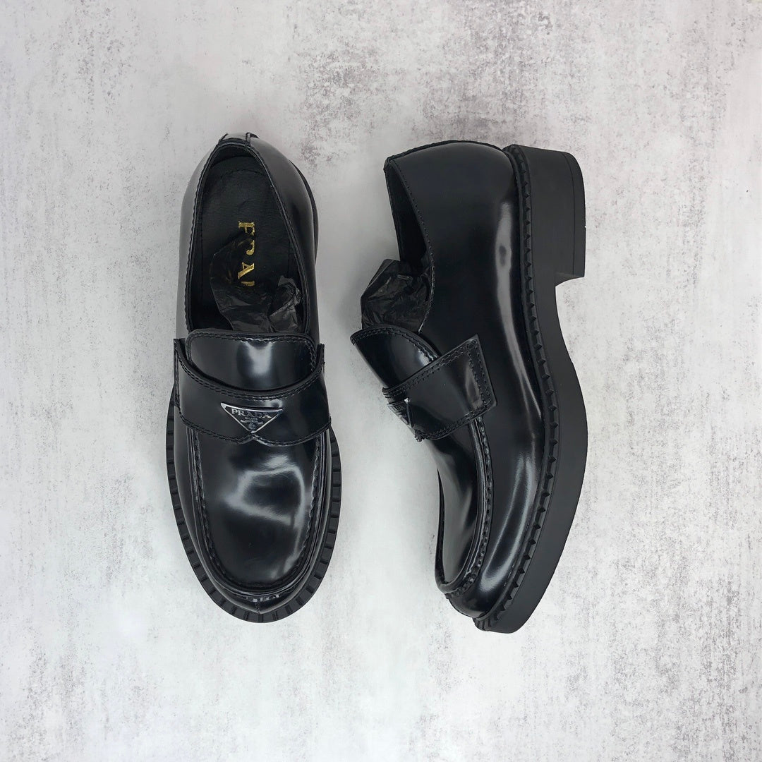 Prada 50mm Chocolate Loafers