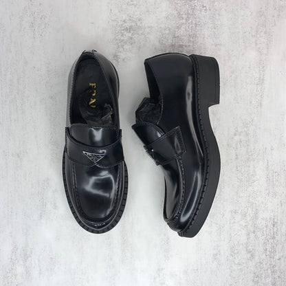 Prada 50mm Chocolate Loafers