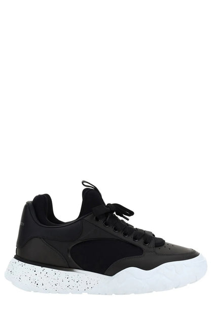 Alexander McQueen Oversized Court "Black-White Sole"