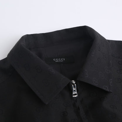 Gucci GG Wool Zip Jacket "Black"