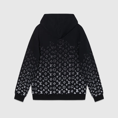 Louis Vuitton Gradient Monogram Hoodie "Black-White"