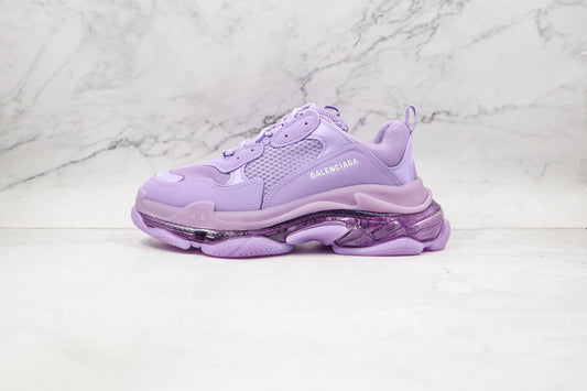 Balenciaga Triple S "Purple-Clear Sole"