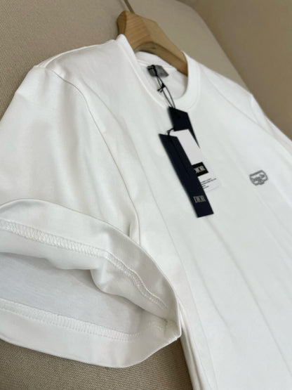 Dior CD Box T-Shirt "White Cotton Jersey"