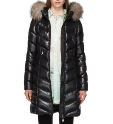 Moncler Fulmarus Long Down Jacket "Black"