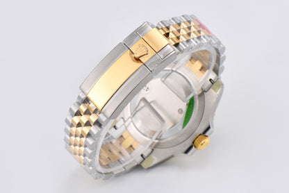 Rolex GMT Master II 40mm SS/YG Jubilee Bracelet Black Dial