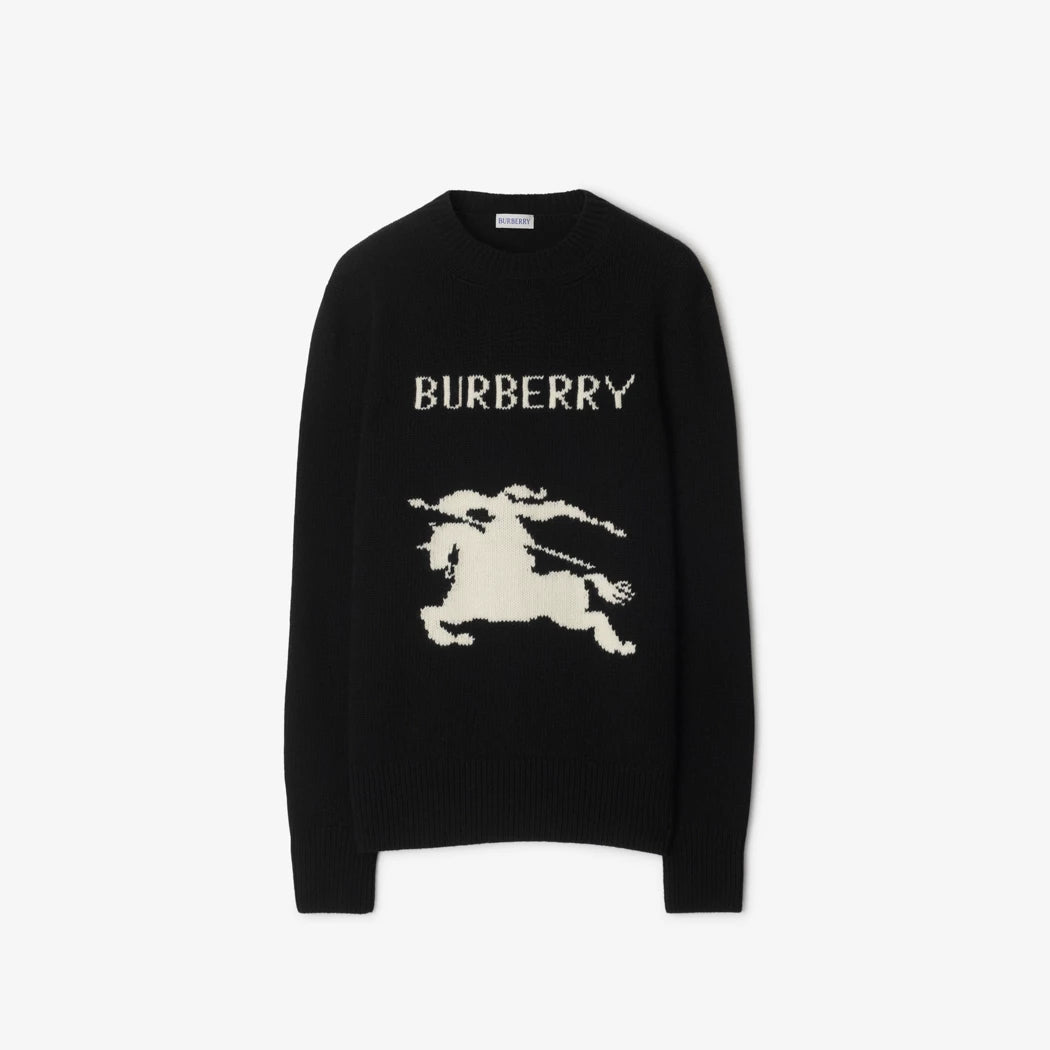 Burberry EKD Wool Cashmere Sweater "Black"