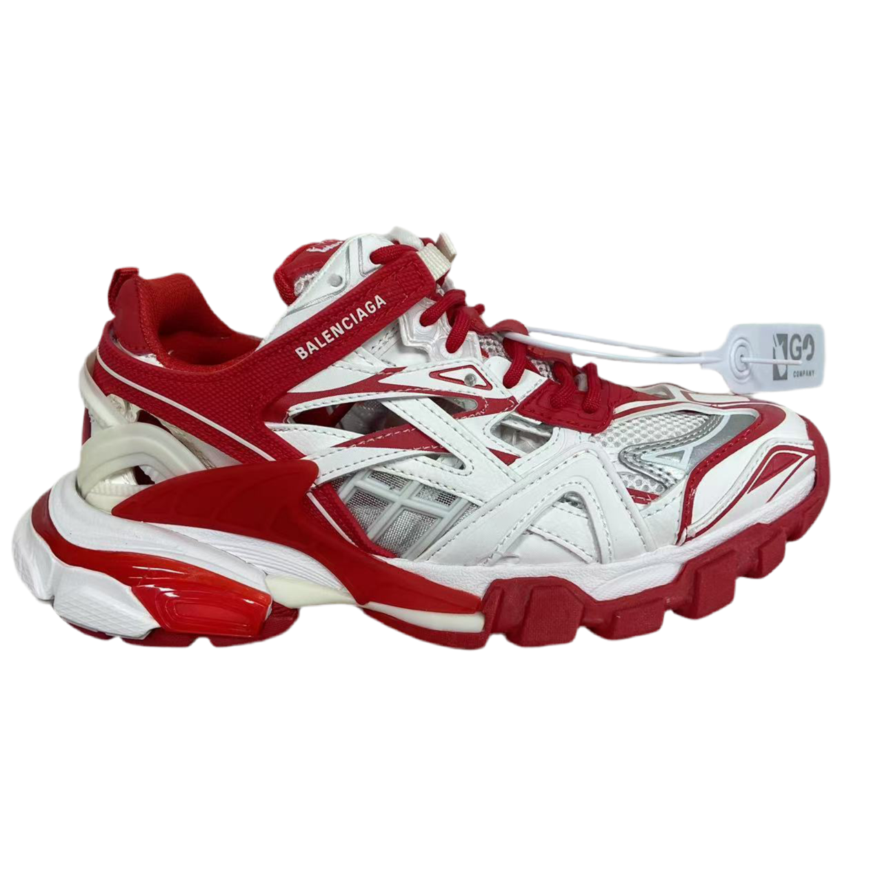 Balenciaga Track 2.0 "White-Red"