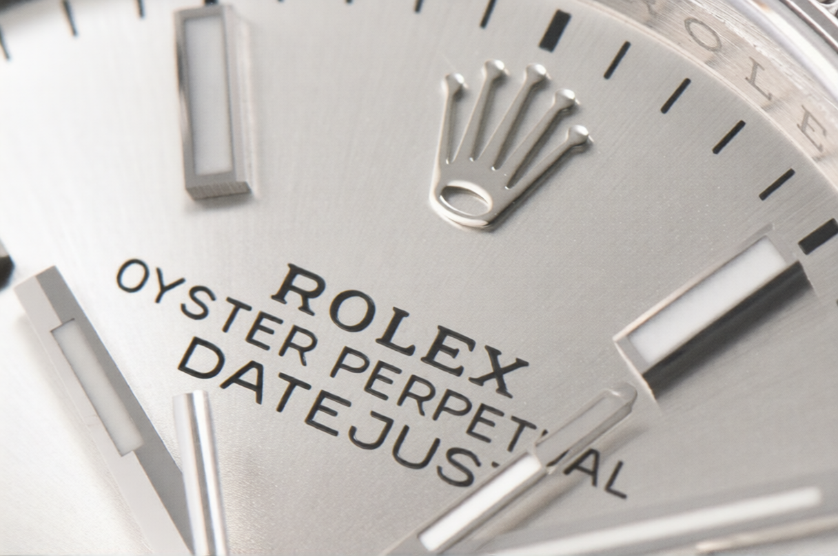 Rolex Date Just 36mm Jubilee Bracelet Silver Diamond Dial