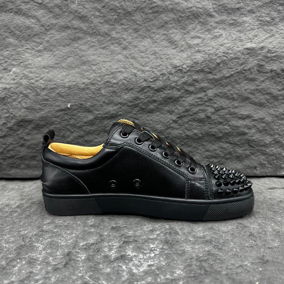 Christian Louboutin Louis Junior Spikes “Black”