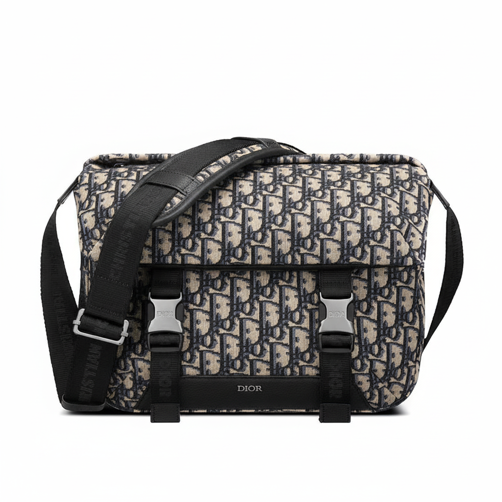 Dior Explorer Oblique Jacquard Messenger Bag