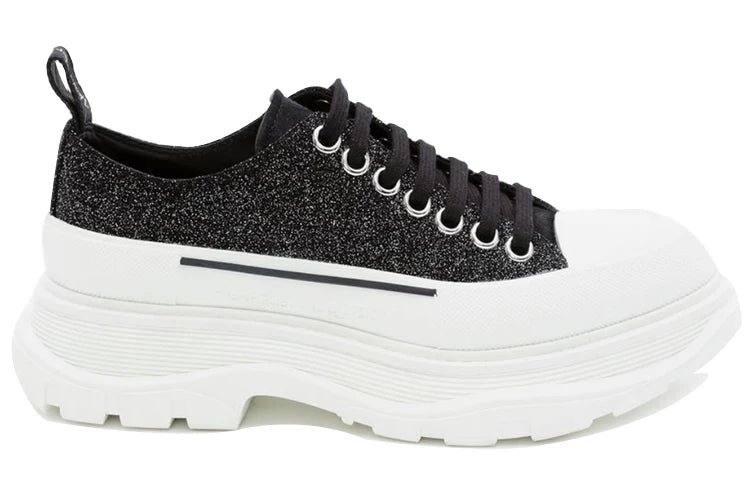 Alexander McQueen Tread Slick Low "Galaxy Black"