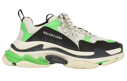 Balenciaga Triple S "White-Fluo Green"