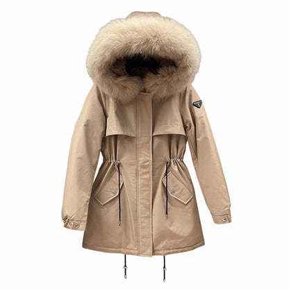 Prada Down Coat Jacket "Beige"