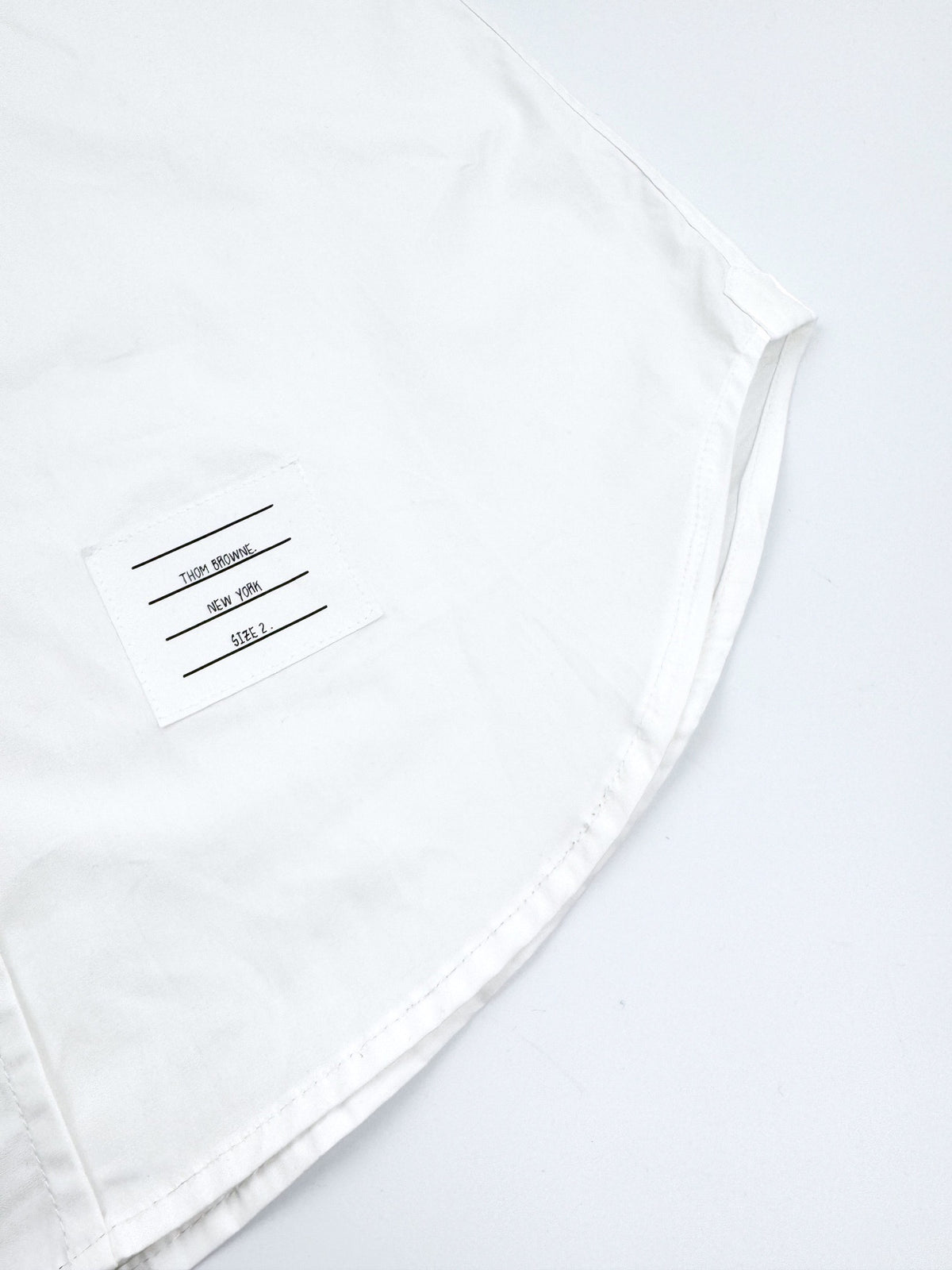Thom Browne Cotton Armband Shirt "White"