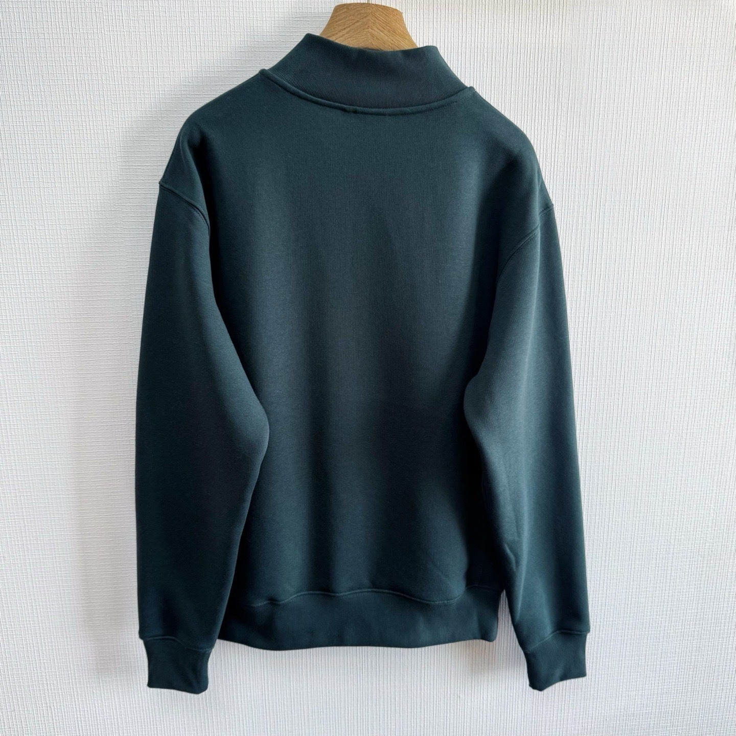 Dior Zip-neck Sweatshirt "Green Cotton Fleece"
