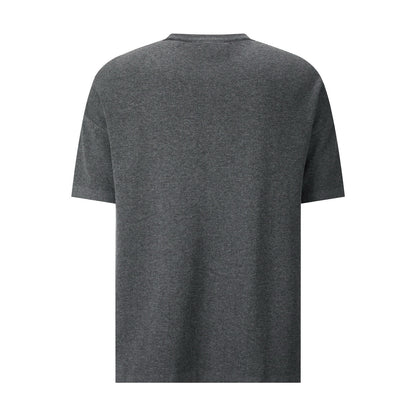 Dior T-shirt with Dior Signature "Gray Cotton Knit"