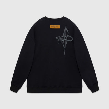 Louis Vuitton Frequency Stitch Sweatshirt "Black"