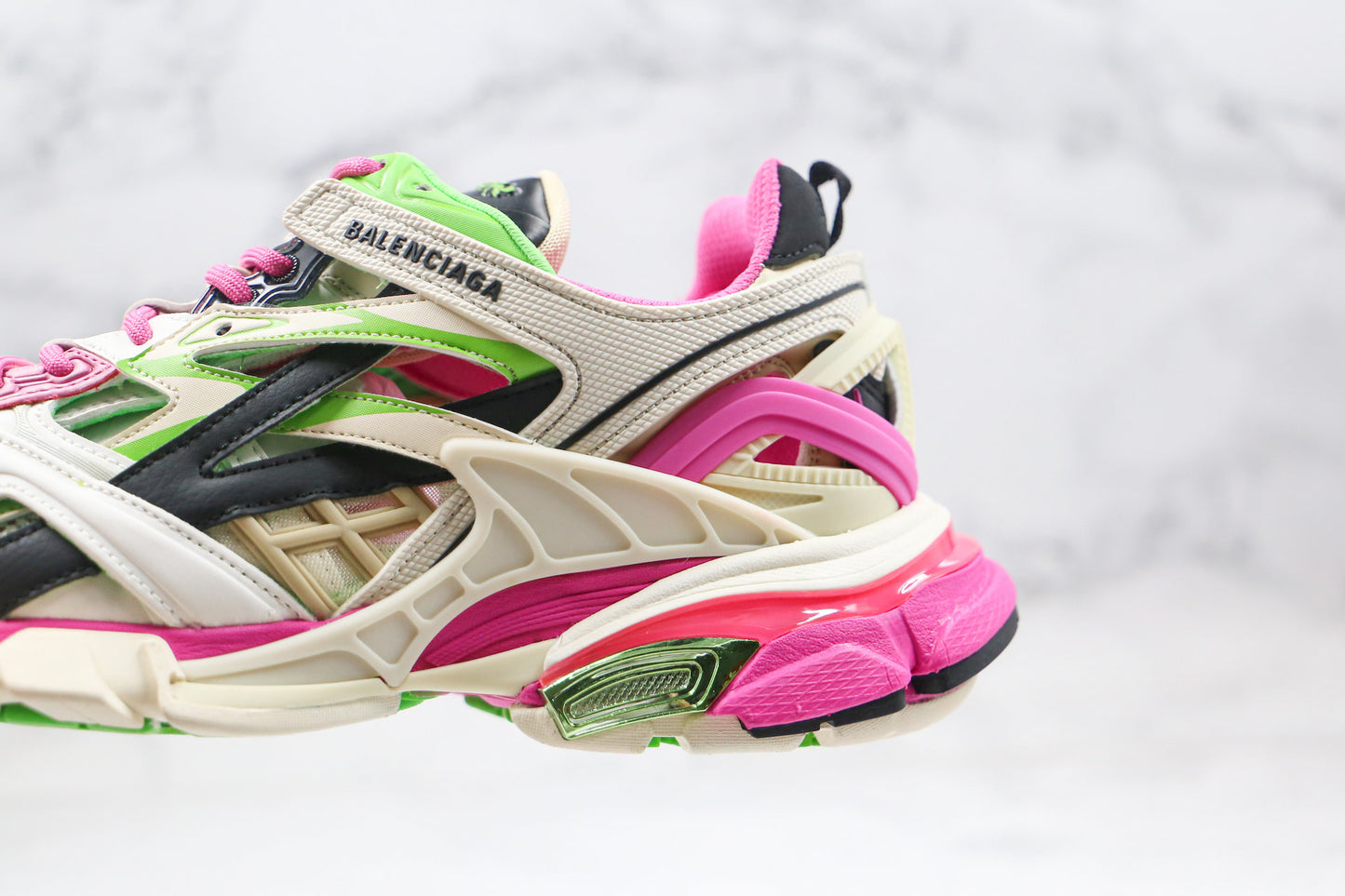 Balenciaga Track 2.0 "White-Pink-Green"