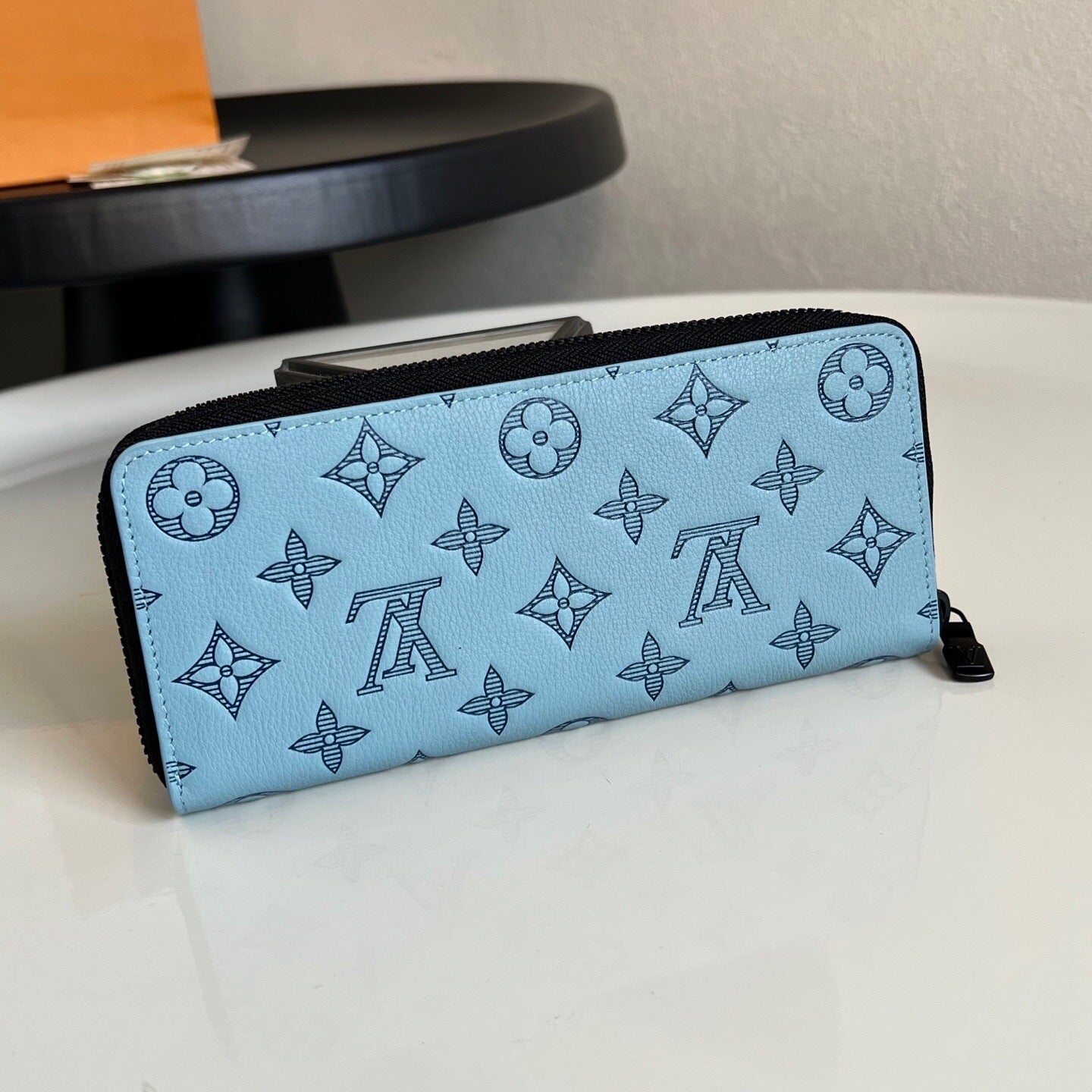 Louis Vuitton Zippy Wallet "Shadow Leather"