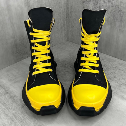 Rick Owens Abstract DRKSHDW High "Black-Yellow"