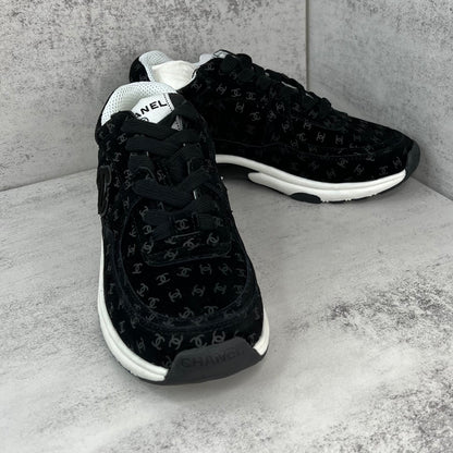 Chanel 22A "Black All Over Logo"